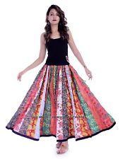 Jupe Robe En Coton Gypsy Patchwork Hippie Bohémienne Fête Fait Main Indienne