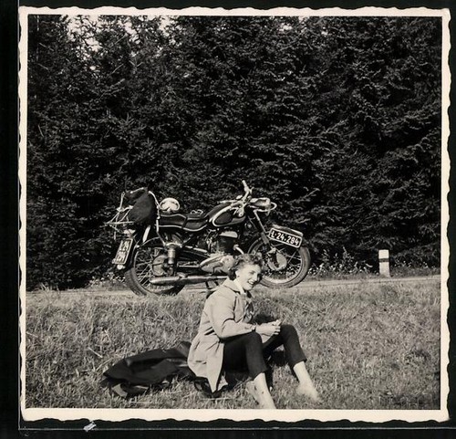 Photographie moto puch jolie - moto,