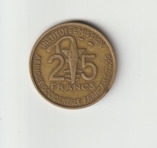 FRANCE - Colonies - Institut d'Emission - AOF - TOGO - 1957 - 25 francs