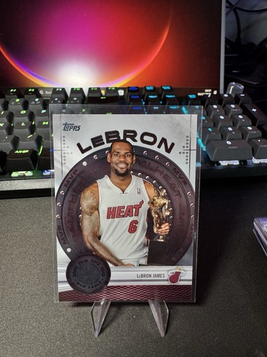 Topps lebron james miami - james,