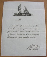 Tambour de l'Empire. Respectueux Regrets de l’Ex Tambour Goriou.