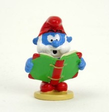 figurine pixi 6438 Peyo GRAND SCHTROUMPF LISANT boite et certificat