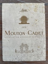 Étiquette Château Mouton