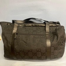 Gucci GG toile/cuir noir