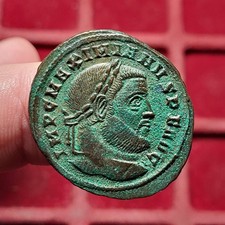 #112-2 ~ MAXIMIEN HERCULE - Follis - FIDES MILITVM - TT Ticinum