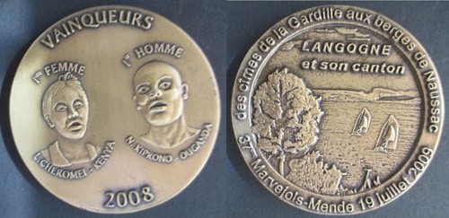 Lozère médaille 37e marathon - lozère,