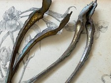 4 éléments en bronze doré