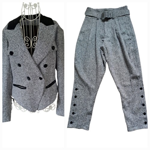 Tailleur pantalon noir blanc - tailleur, noir/blanc