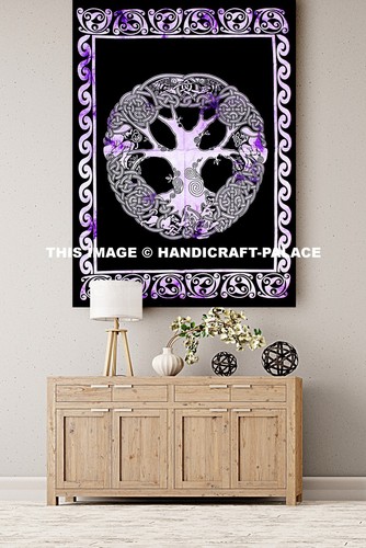 Tenture murale hippie mandala - murale,