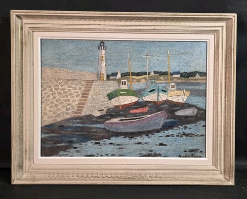 Tableau signé andré even - tableau,