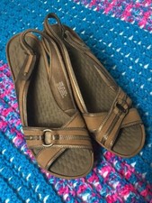 CLARKS Privo Brown Leather