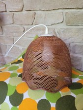 ABAT-JOUR ROTIN OSIER TRESSÉ VINTAGE