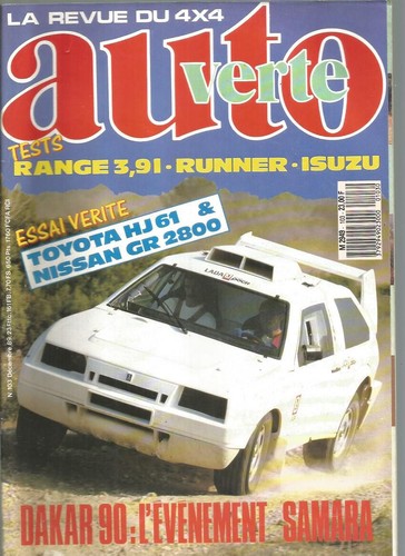 Auto verte 103 range - verte, 3.9l