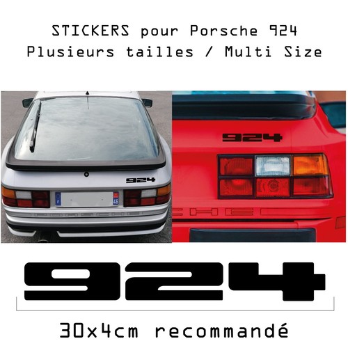 Sticker porsche 924 - 924, plusieurs