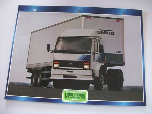 Carte fiche camion tracteur - carte,