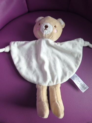 Doudou ours tom - ours, blanc