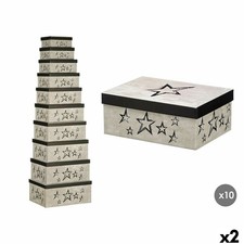Boîte Décorative Pincello Noir Carton [2 Unités]
