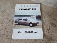 Manuel votre peugeot 205