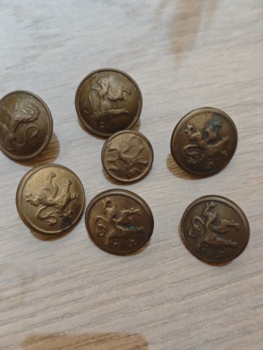 Ancien bouton lion - ancien,
