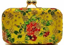 Artisanat Ethnique Embrayage Sac Pochette Porte-Monnaie Femmes Filles Soirée