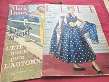 2 Magazines Anciens De Mode