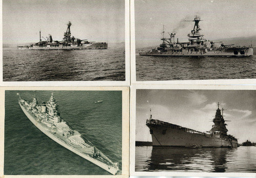 Lot cartes bateau - 4, guerre