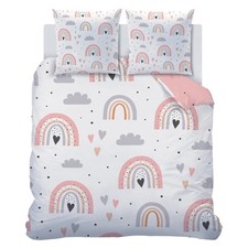 Parure de Lit 140x200 1 Personne Microfibre Housse de Couette Enfant Réversib...