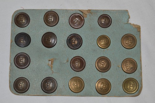 Boutons allemands couronne - 18,