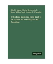 Critical and Exegetical