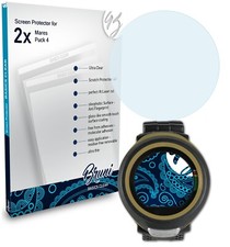 Bruni 2x Écran protecteur pour Mares Puck 4 Protecteur d'écran
