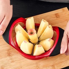Coupe Pomme Inox avec Poignées Antidérapantes – Découpe Facile et Rapide