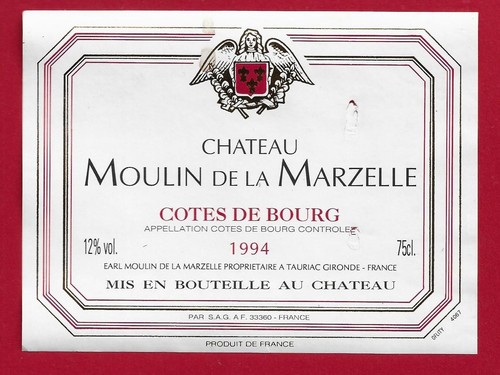 Etiquette bordeaux - 89/71,