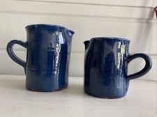 Lot 2 Pichets Bleu Gres