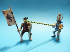 Figurines anciennes PVC : SCHLEICH * PAPO * PLASTOY * BULLY - Chevaliers lot 8