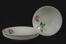 Lot De 4 Bols En Porcelaine Fruit Tea Rose Vintage Knowles X 2240 0 Tige Unique