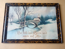 Aquarelle encadrée fin XIXe