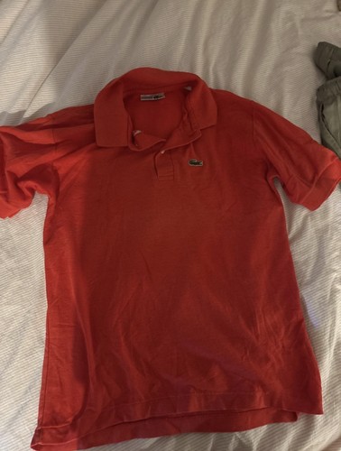 Polo lacoste vintage rouge - vintage,