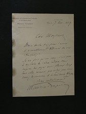 1927 - L.A.S. Maurice Dupont, conservateur du Musée Guimet, Paris