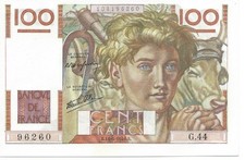 DATE RARE - BILLET 100 FRANCS