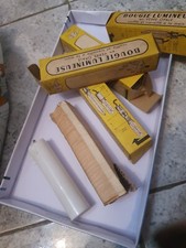 5 Bougie en opaline pour lustre ou bougeoir fin XIXeme Dans Leurs Boite