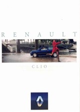 Catalogue brochure Renault Clio (avec 16S) 12/1992 France