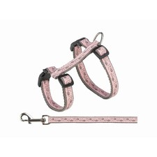 Harnais pour chat Trixie Gris Rose 27-45 cm