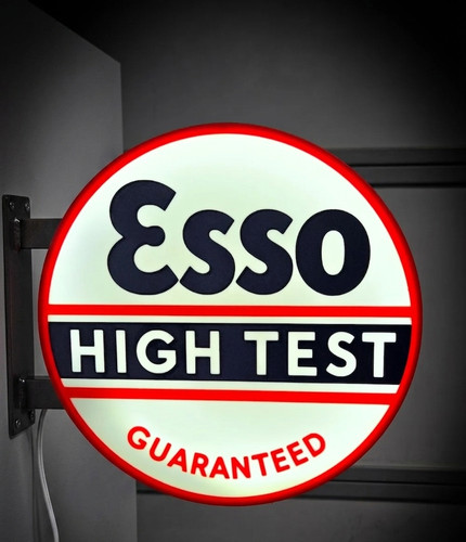 Enseigne esso high test - enseigne,