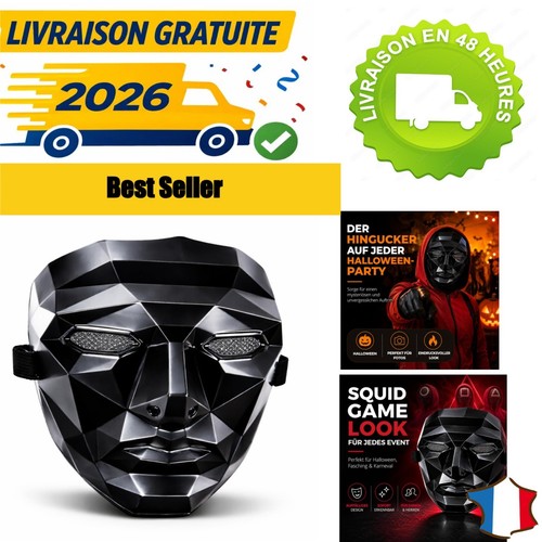 Masque halloween adulte avec - adulte,