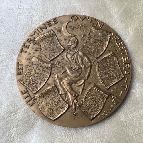 Médaille bronze calendrier - bronze,