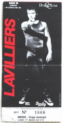 Bernard lavilliers billet - bernard,