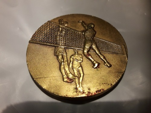 Médaille 50mm volleyball par - volleyball,