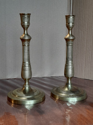 Paire anciens chandeliers