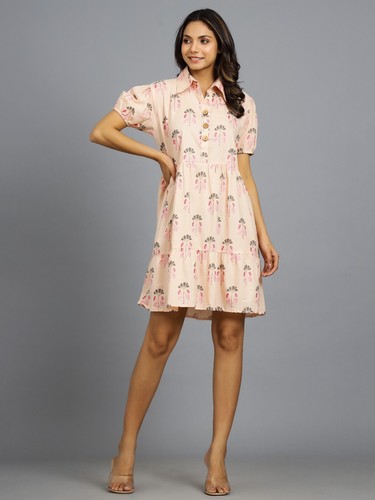Robe chemise mini - robe, À