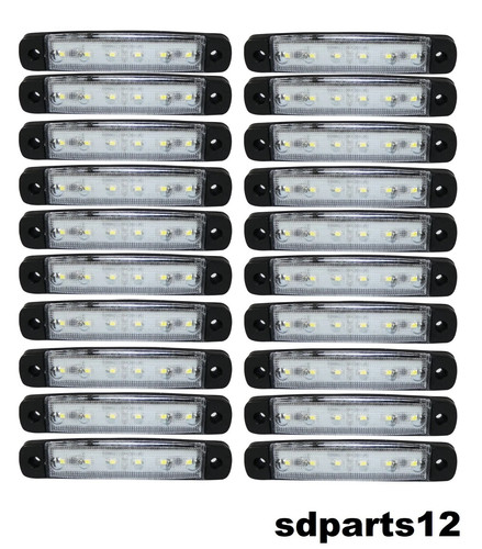 Feux gabarit blanc 12v - 20,